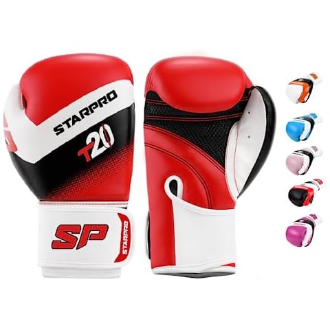 Guantes de Boxeo Starpro Niños de Cuero Sintético para Entrenamiento Cover
