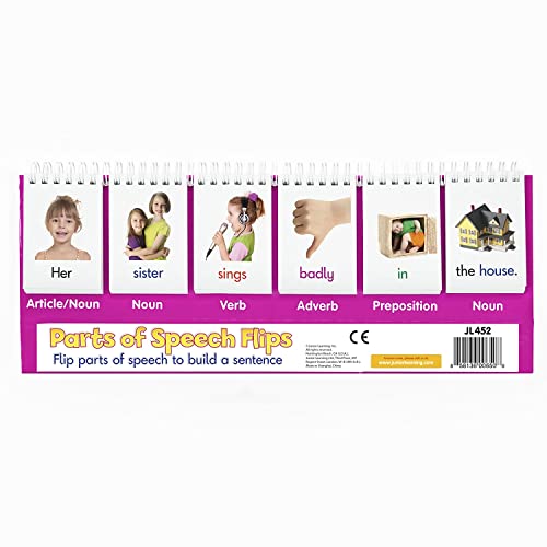 Junior Learning Part of Speech Flips Juegos Educativos miniatura 2