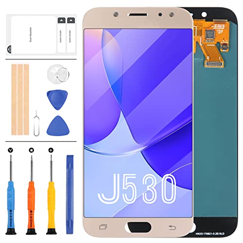 【2】 Sostituzione touch screen per Samsung Galaxy J530, dimensioni: 5,2 pollici pollici, risoluzione: 1080 x 720 pixel.