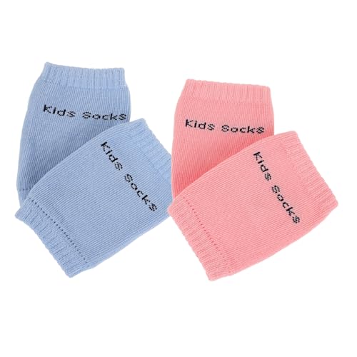 GALPADA 2pairs Knee Protector for Crawling Pads Boy Girl Leg Warmers Non-slip Knee Pads for Floor