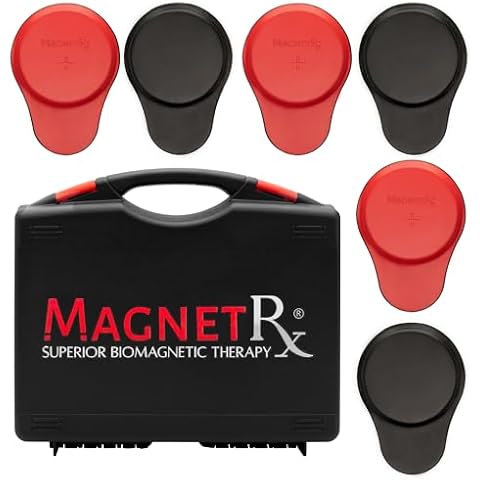MagnetRX® Biomagnetic Magnets Kit – Imanes para Biomagnetismo Médico – Dr Goiz Magnets for Biomagnetism Bio Magnet Pair – 5200 Gauss Large Round Magnets (6 Units) Cover