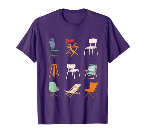 Unique Chairs Collection Funny Chair T-Shirt