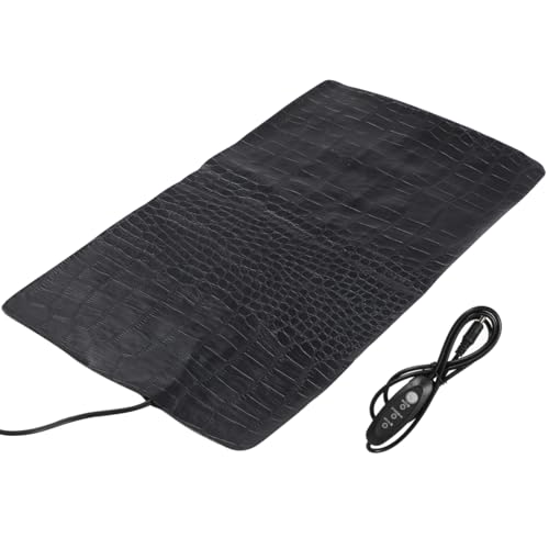 VILLCASE Tappetino Riscaldante Rettili, Pad Riscaldante per Animali Domestici Pratico Cuscino Riscaldante per Cani E Gatti USB 3 Marce Riscaldatore Tappetino Riscaldante Impermeabile per Animali