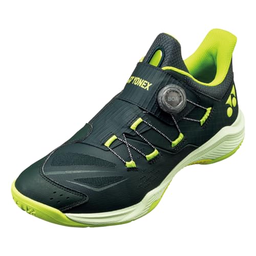 Top 10 Best Yonex Badminton Shoes Reviewed for Performance 16 YONEX Unisex Power Cushion 88 Dial Badminton Shoes - Durable Lightweight Laceless All-Court Sport Shoes with Inner Bootie, Deep Green, Size 7.5