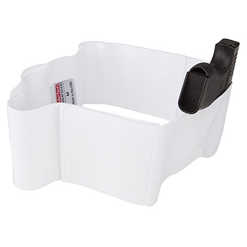 The Original Belly Band Black White XS S M L XL XXL XXXL (White, XXXLarge)