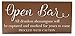 Elegant Signs Wedding Open Bar Sign Drunken Shenanigans for Party Decoration by Fun Sign for Your Reception