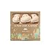 Angel Dear Pair and a Spare 3 Piece Blanket Set, Brown Monkey
