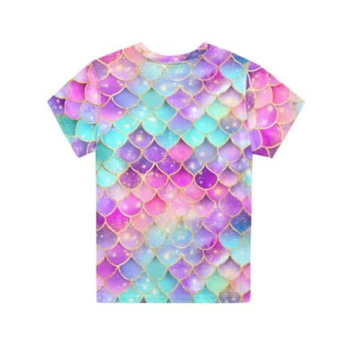 Image of ENLACHIC Girls Teens Pink Flamingo Printed Summer Short Sleeve T-Shirts Cute 3-16 Years