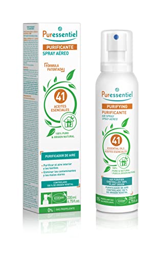 Puressentiel - Purificante - Spray Aereo Purificante Con 41 Aceites Esenciales - 100% Puros Y Naturales - Repire Un Aire Purificado - 200Ml