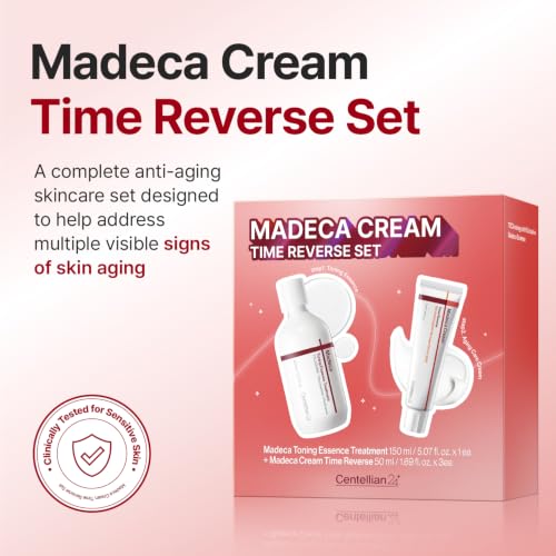 Image of CENTELLIAN 24 Madeca Cream Time Reverse + Toning Essence Set - Pack of 4