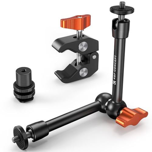 K&F CONCEPT マジックアーム + スーパークランプ +コールドシューインターフェースセット