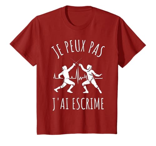 Je peux pas j'ai l'escrime - Escrimeur cadeau cadeaux humour T-Shirt