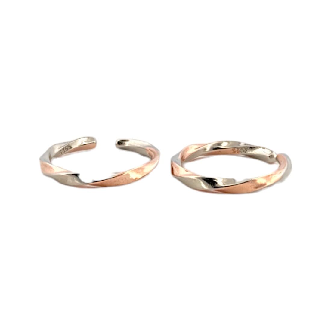 Rihi By P.C.Chandra Dual Tone Spiral Toe Ring | Gift For Women & Girls | Valentines Gift | Authenticity Certificated | Adjustable Toe Ring (B0CSPDCBXS) Amazon Price History, Amazon Price Tracker