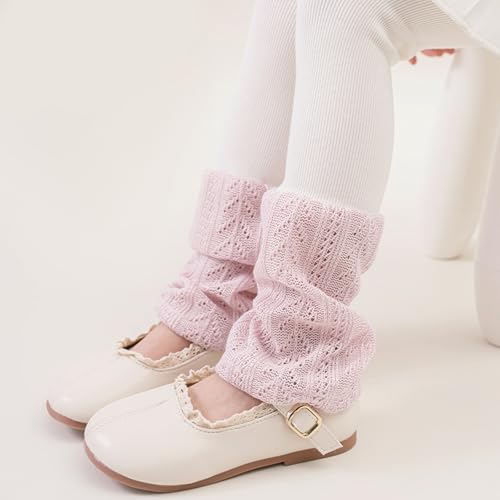 Tights, Cotton Girls Nine Tenths Leggings Soft and Stretchy Cropped Pants for 3 to 12 Year Kids Children's Stackable4