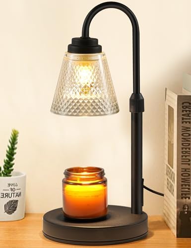 Candle Warmer Lamp with Timer Dimmer, Birthday Gifts for Mom Women Friend Sister, House Warming Gifts, Wax Melt Warmer, Office Apartment Dorm Room Home Decor