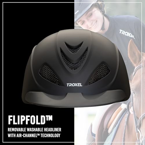 Casco Troxel Libertad Duratec negro talla pequeña para equitación y seguridad 3