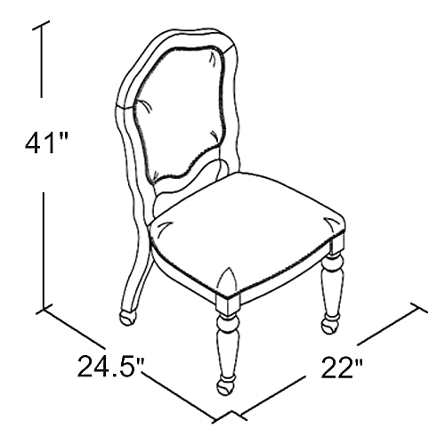 Sunset Trading Bellagio Caster Chair, Distressed Brown Cherry Finish With Espresso Seats #TOP4