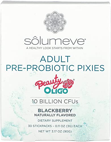 Puritans Adult Pre-Probiotic Pixies, Blackberry Flavor, 10 Billion Cfus- 30 Stick #TOP2