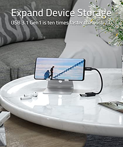 Syntech Usb C To Usb Adapter, 2 Pack Usb C To Usb3 Adapter,Usb Type C To Usb,Thunderbolt 3 To Usb Female Adapter Otg Cable Compatible With Ipad Mini 6, Macbook Pro, Air And More #TOP5