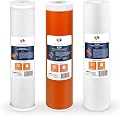 Aquaboon 5 Micron Water Filter 20 x 4.5 Cartridges 20 inch Water Filter Cartridges for Well Water | Whole House Filters (HEAVY METALS SET)