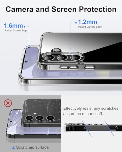 Image of HOOMIL Case for Samsung Galaxy S24 Plus, Anti-Yellowing, Black