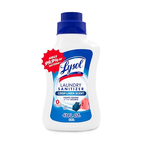 Lysol Disinfectant Laundry Sanitizer & Scent Booster, Laundry Detergent Additive, ...