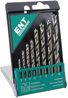 ENT Duradrill 8-tlg. HSS-G Holzbohrer-Set - 3-10mm - geschliffener HSS-Holzsprialbohrer