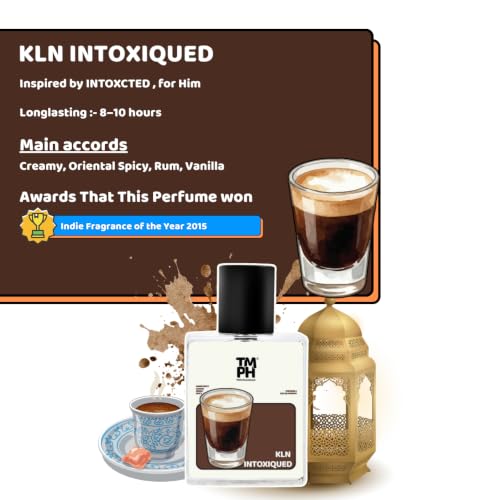 Image of TMPerfumehouse Kln Intoxiqued EDP for Men & Women | Spicy, Woody & Long Lasting Perfume Spray | Warm spicy, Coffee & Fresh Spicy | Luxury Gift for Him & Her | TMPH | 50ml