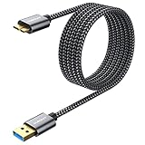precio cable para disco duro toshiba ✅【Robusto y duradero】La cubierta de nailon, la carcasa de aluminio y el dispositivo antitorceduras prolongan la vida útil de Micro USB 3.0. El alivio de tensión especial puede soportar más de 10000 pruebas de flexión.