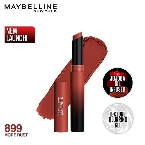Image of Maybelline New York Lipstick, Color Sensational Ultimattes, 599 More Mauve, 1.7 g & Maybelline New York Lipstick, Color Sensational Ultimattes, 899 More Rust, 1.7 g