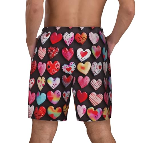 Short de bain pour homme léger avec cordon de serrage ajustable élastique