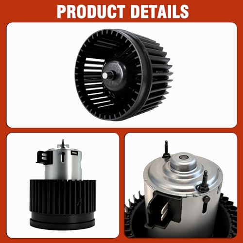Image of Front Heater Blower Motor fit for Chevrolet Cobalt 2005-2010, HHR 2006-2011,for Pontiac G5 2007-2009, Replacement for OE# 700242, 25776197, GM3126132