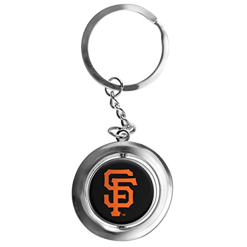 FOCO MLB San Francisco Giants Baseball Spinner Keychain, Black