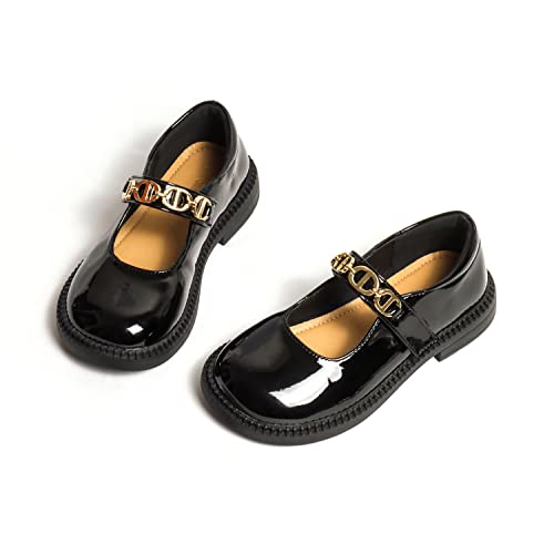 Mary Jane Shoes for Girls,Black Uniform School Shoes,Dress Shoes Leather Toddler,Little Kids,Big Kids