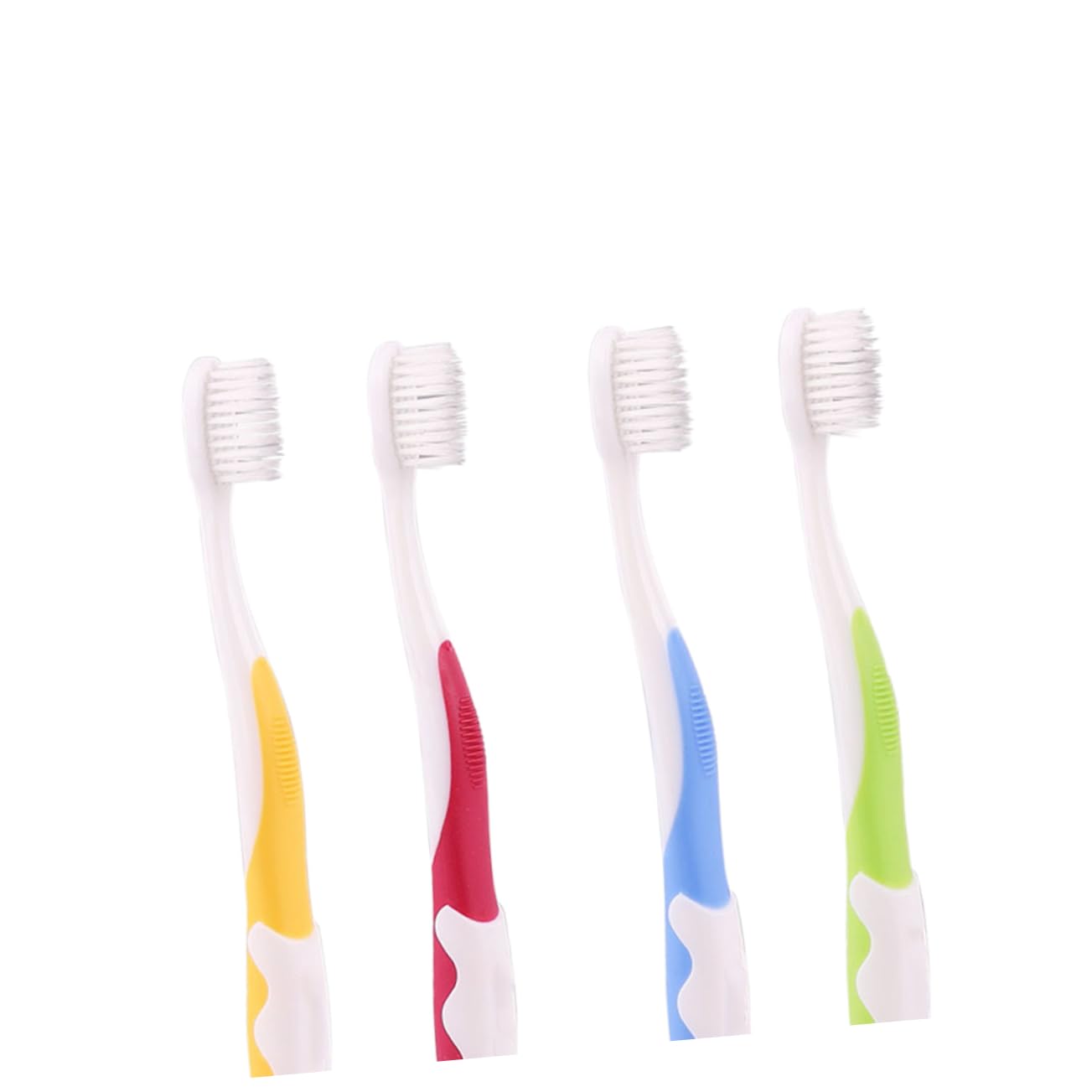 ERINGOGO Anti-Slip Toothbrush for Children 4 Pack Baby Training Brush Soft Bristles Oral Care Tool