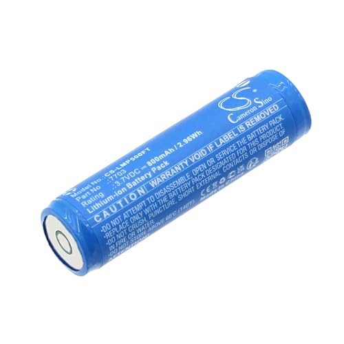 800mAh / 2.96Wh Batteria di Ricambio per Ledlenser Torche P5R, Torche P5R.2, 7703