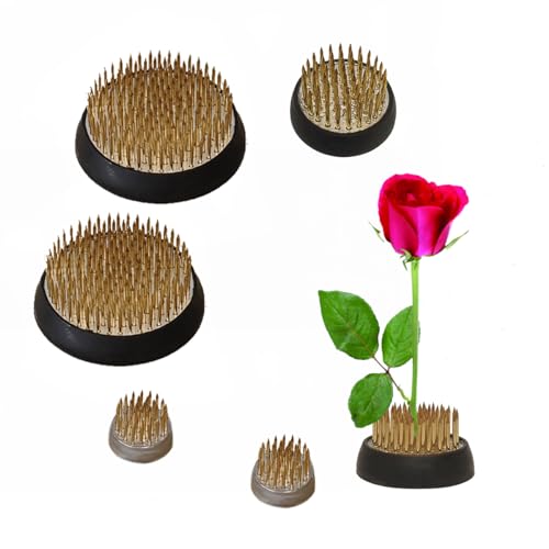 6PCS Flower Frog Holder, Round Flower Arrangement Kenzan,Japanese Pin Frogs for Flowers Fixation and Decoration,Valentine's Day GiftHDRELEODY ?0.9 Inch, 1.4 Inch, 2.4 Inch)