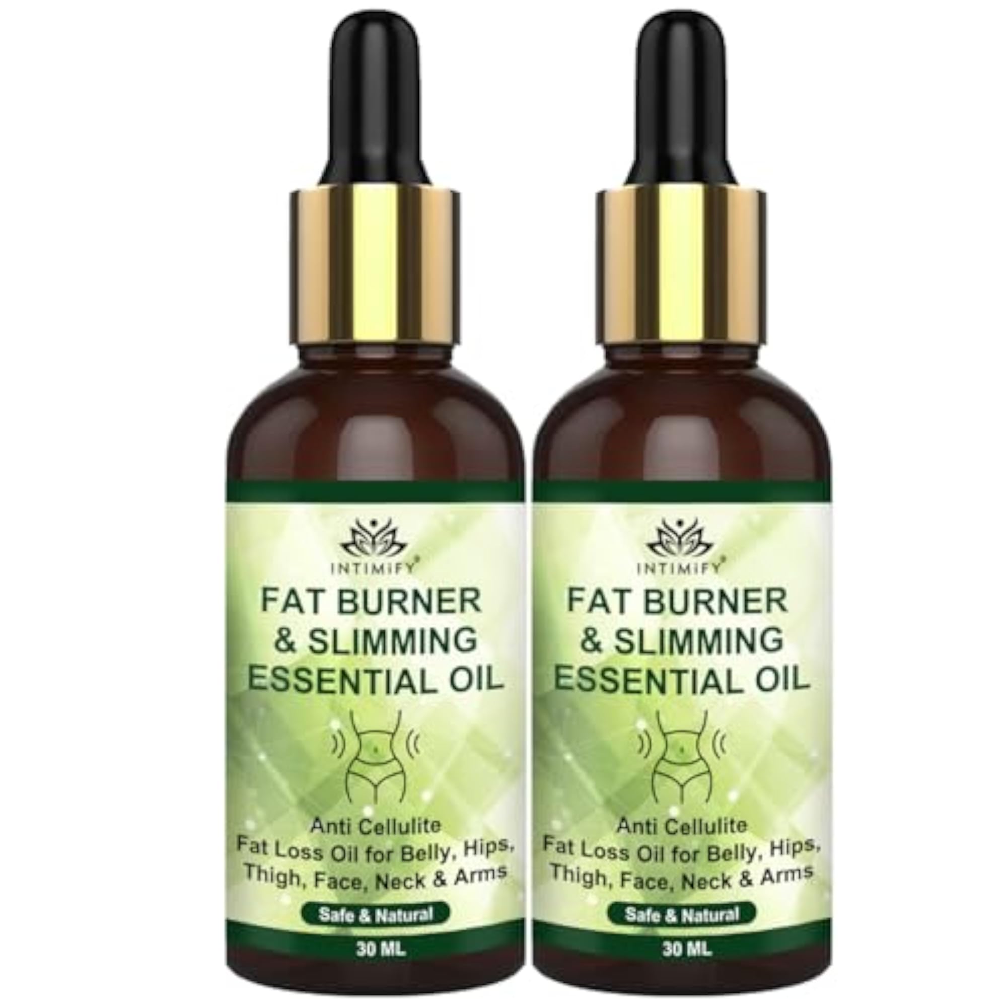 Fat Burning Oil for Weight Loss, Pack of 2, 60ml