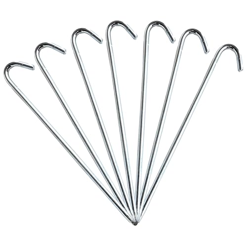 tentandtable gancho de acero estacas para tiendas, jardines, y Inflatables (25,4 cm longitud, 5/16-inch diámetro, 50-Pack)