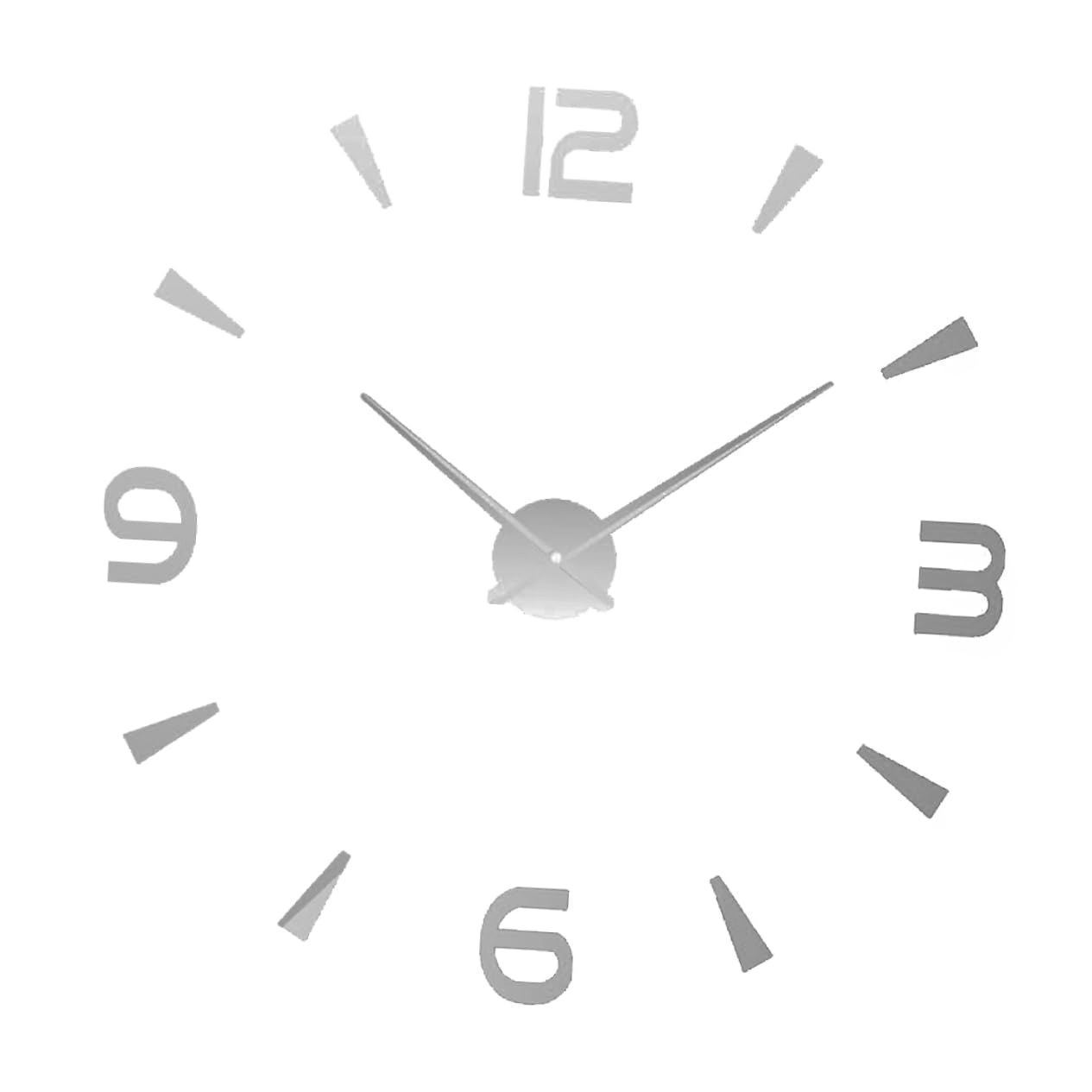 Horloge murale numérique ronde MAGICLULU pour en finir avec le tic-tac