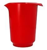 RBV Birkmann, Colour Bowls, Rühr- und Servierschüssel, Cherry Red, 12,5×16,5×18,5 cm – 1,5L, recycelbarem PET, Colour Kitchen, kratzbeständig, spülmaschinen- und mikrowellengeeignet, 709911
