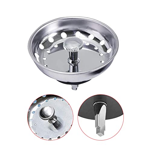 Colador para fregadero de cocina acero inoxidable 3.25 in miniatura 4