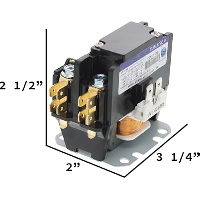 621661 - ClimaTek Single Pole / 1 Pole 30 Amp Replacement Condenser Contactor Replaces Nordyne