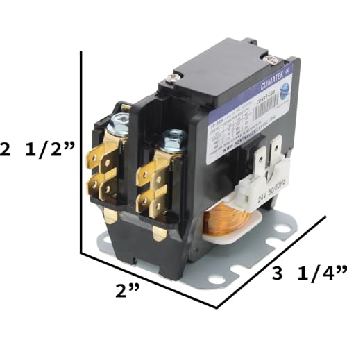 3100-15Q228 - ClimaTek Single Pole Condenser Contactor Directly Replaces Tyco 3100-15Q128 3100A15Q152L