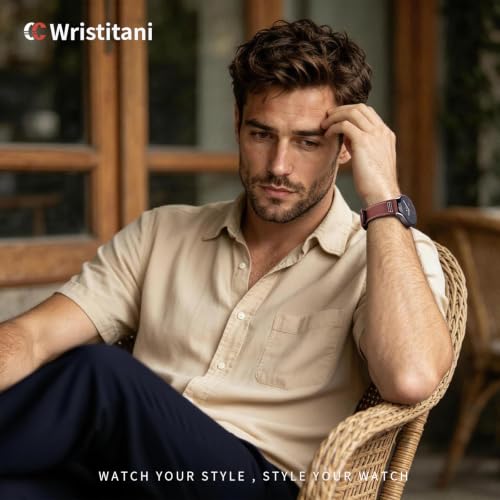 Image of Wristitani Leather Strap for Samsung Galaxy Watch Ultra /9 /8 /7 /6 /5 /4