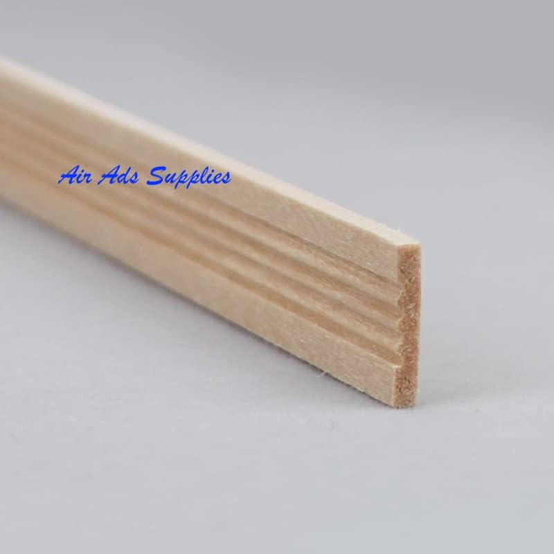 Miniatura 5 de Línea de muebles en miniatura de casa de muñecas a escala 112, acabado de madera, moldura de madera L11.8 W0.5lote 10 piezas