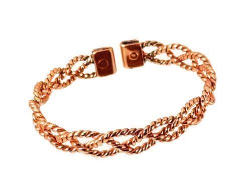 Preisvergleich Produktbild Damen Schnur Design Magnetisch Kupfer Armband