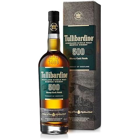 Tullibardine 500 Sherry Finish Whisky 70cl Cover
