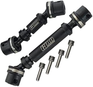 GPM Rc Cars Upgrades Medium Carbon Steel Front+Rear Center Driveshafts for 1/18 4WD TRX4M Ford Bronco ï¼ˆ97074-1ï¼‰/ TRX4M Land Rover Defender ï¼ˆ97054-1ï¼‰