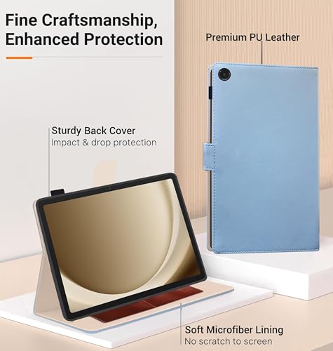 Image of TGK Flip Cover for Samsung Galaxy Tab A11 Plus 11 Inch Case with Stylus Holder (Sky Blue)